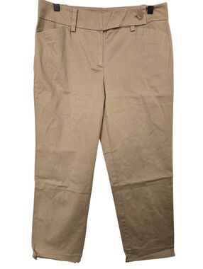 Ann Taylor Signature Khaki Ankle Pants Size 4 Workwear Business Casual